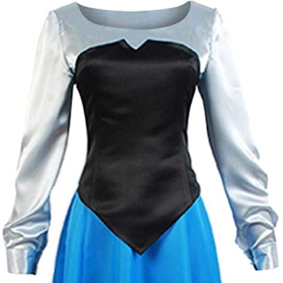 Ariel Adult Costume Blue dress Medium Custom Made - Picture 1 of 12